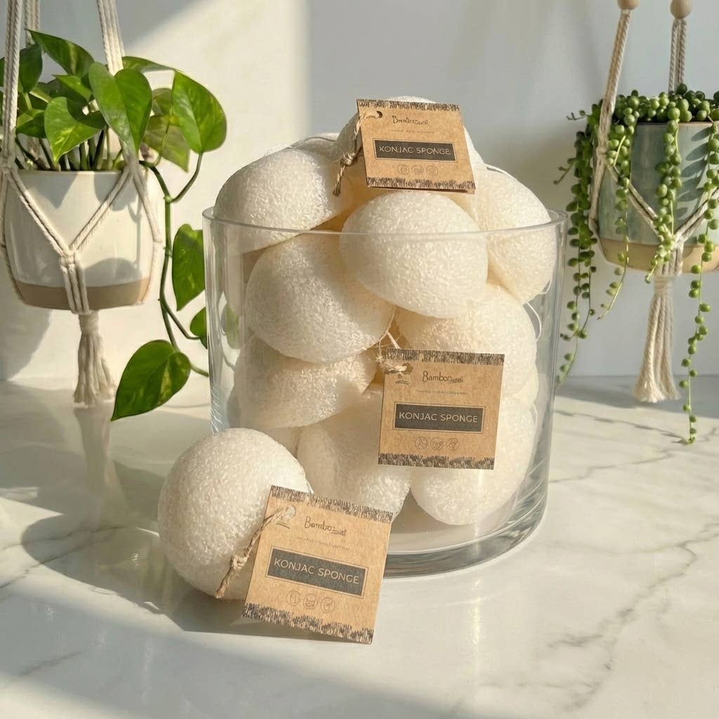 Natural Konjac Facial Cleansing Sponge