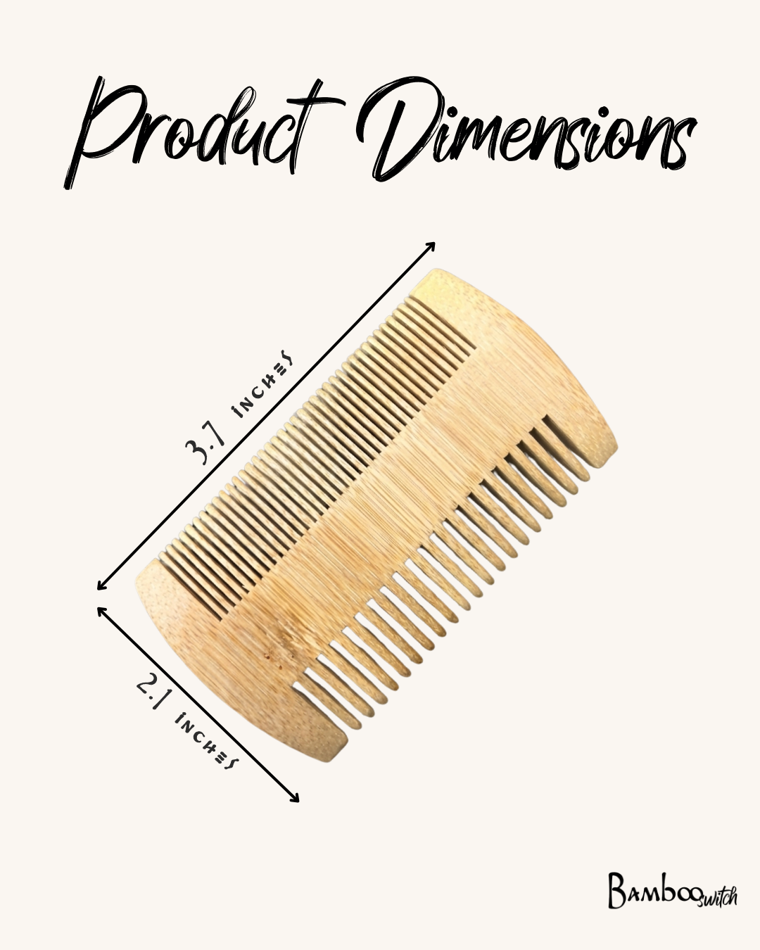 Bamboo Beard Comb | Summer Bestseller