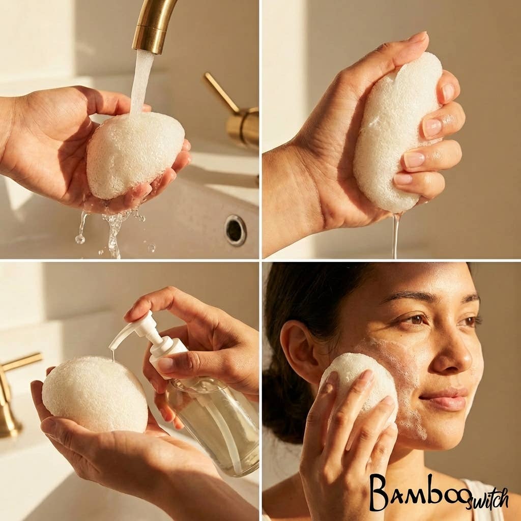 Natural Konjac Facial Cleansing Sponge