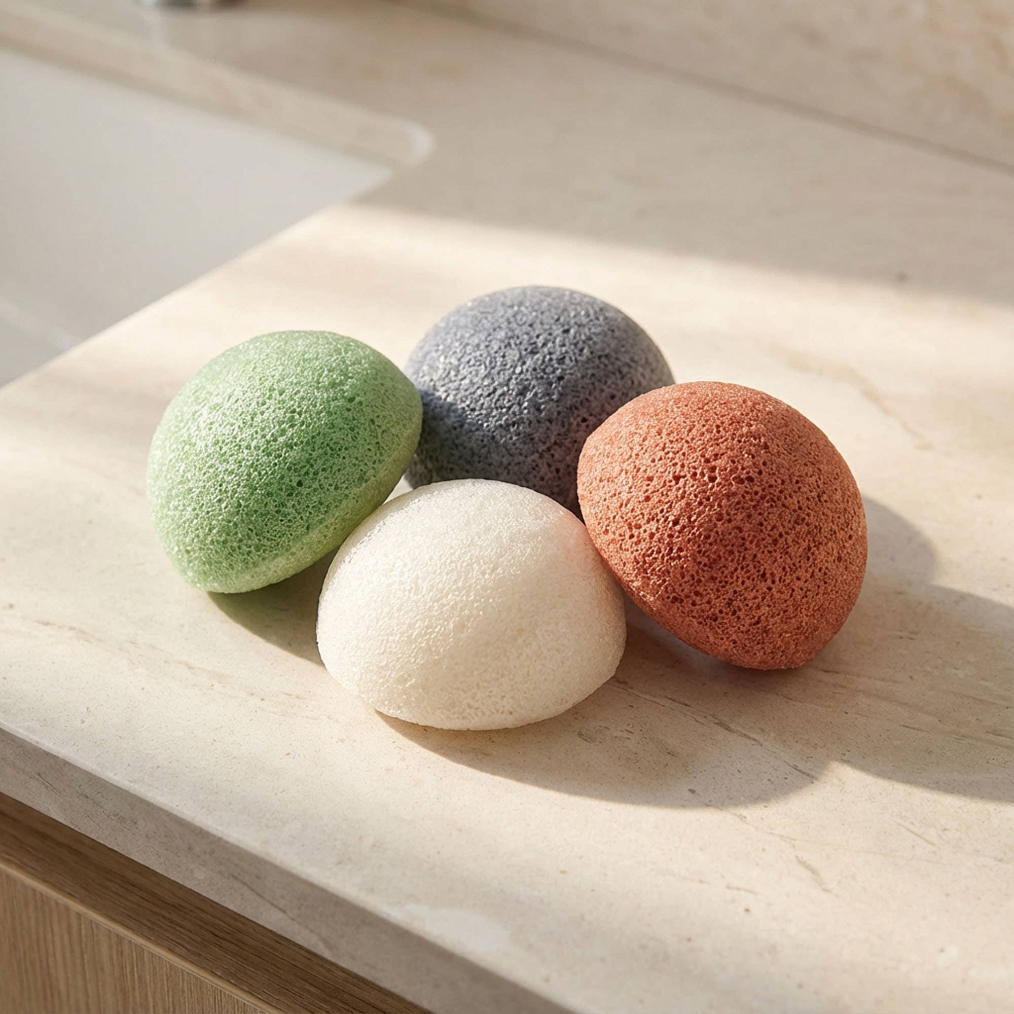 Natural Konjac Facial Cleansing Sponge