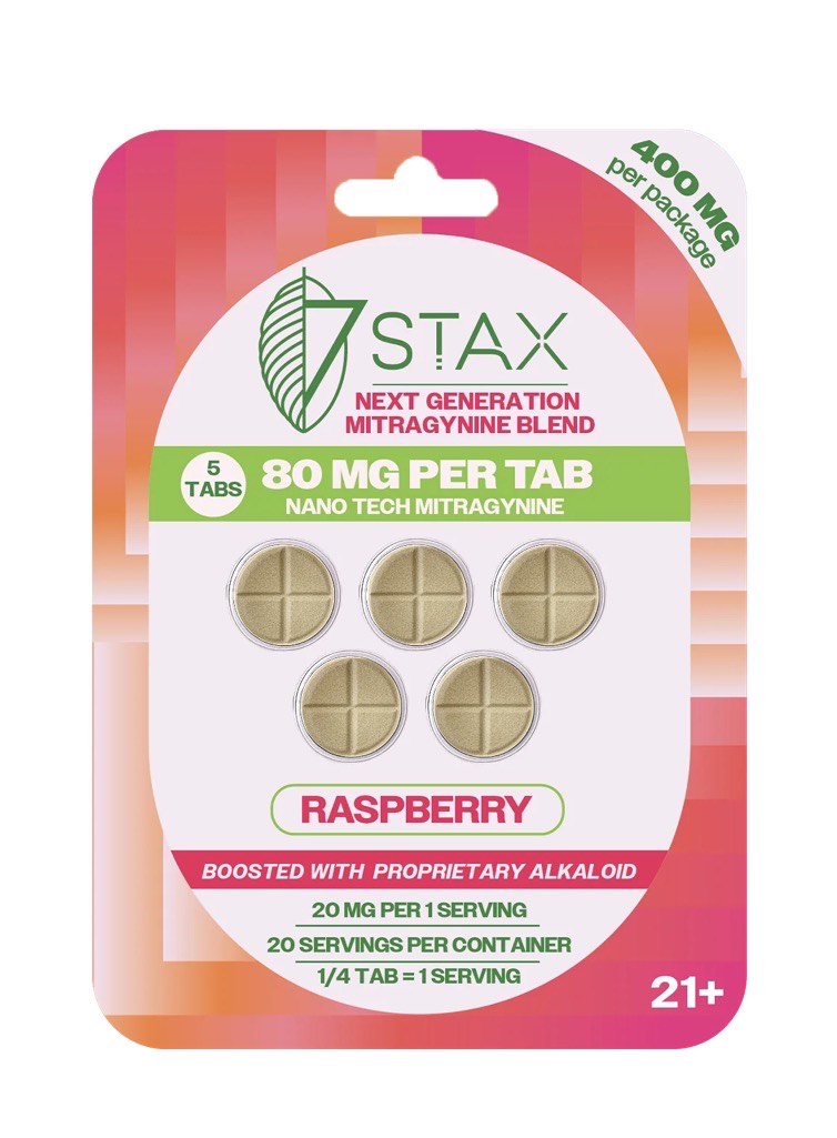 7Stax Nano Tech Mitragynine Tablets (400mg – 5 Count)