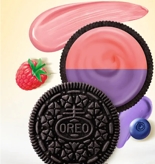 Oreo Cookies Raspberry & Blueberry Flavor, 97g