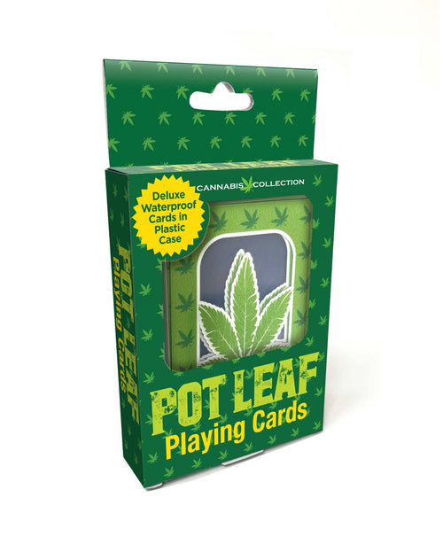 Cannabis Pot Leaf Waterproof Playing Cards