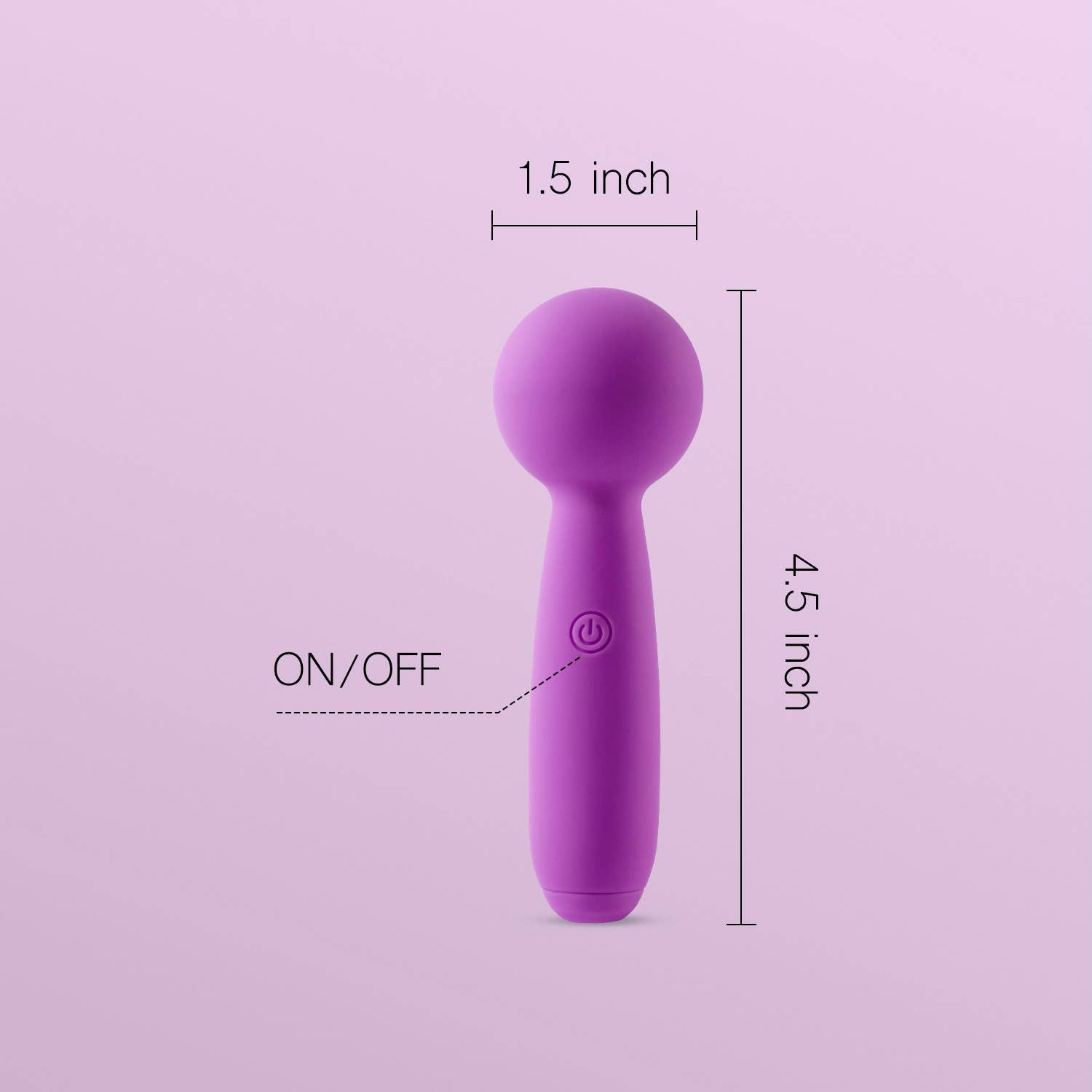 Mini Massage Wand Purple
