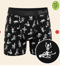 Shinesty Glow-in-the-Dark Skeleton Boxer Briefs front view