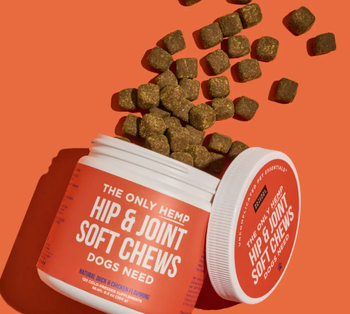 The Only Hemp Hip & Joint Soft Chews Dogs Need